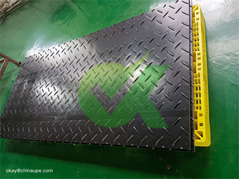 large size skid steer ground protection mats 3×6 for swamp ground